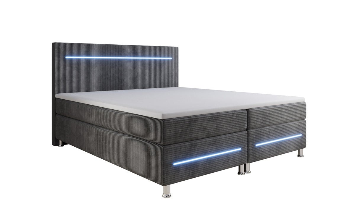 Boxspringbett Sejour mit LED in Cord