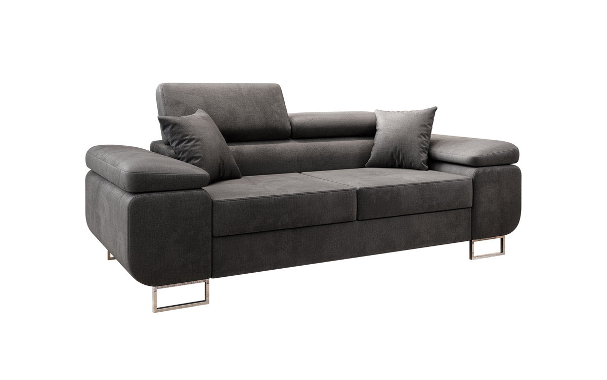 Designer 2er Sofa Siera mit Schlaffunktion in Samt