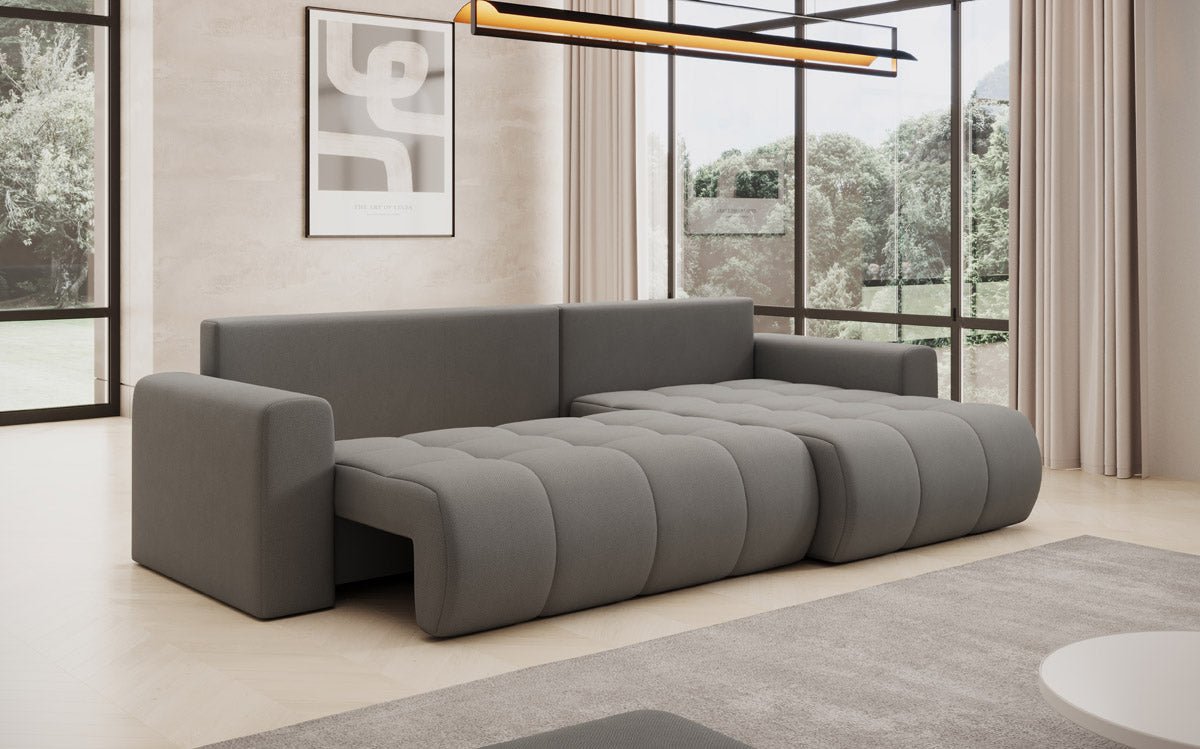 Designer Sofa Venezia mit Schlaffunktion und Stauraum
