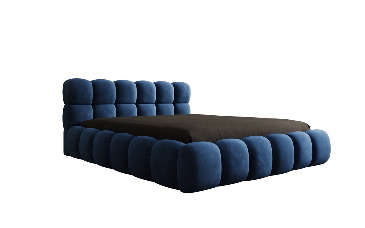 Designer Polsterbett Boston Samt mit Stauraum