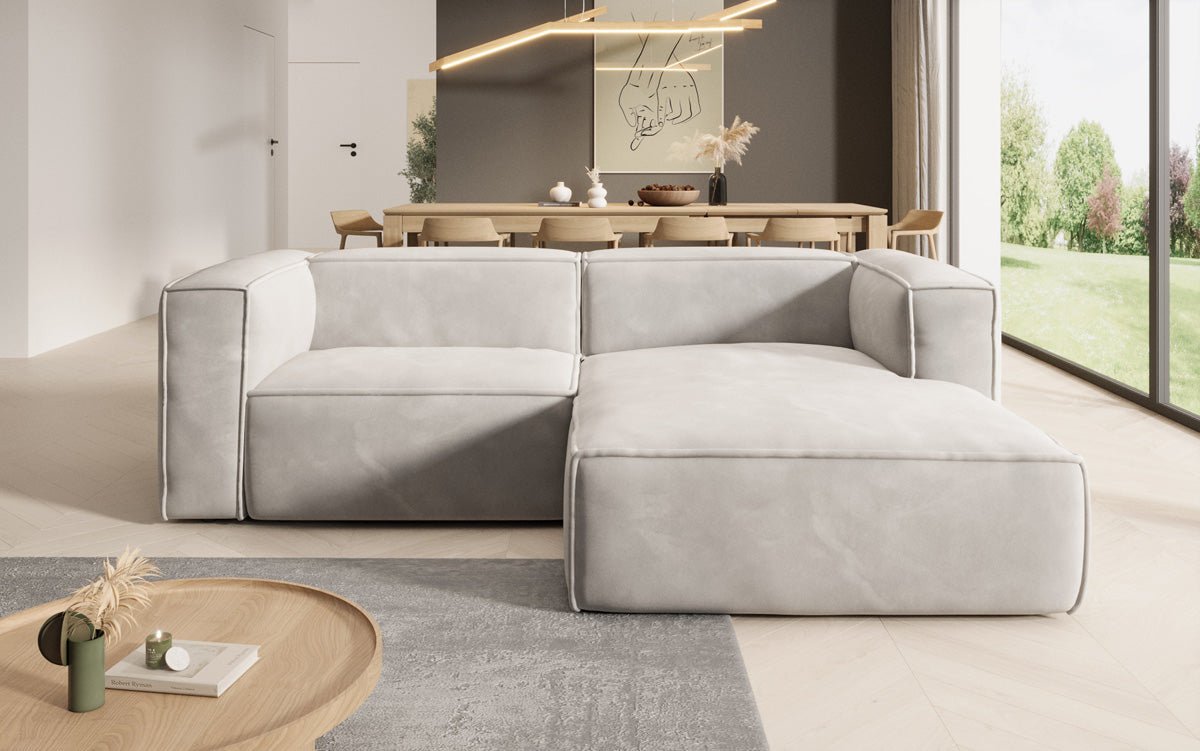 Designer Sofa Comfy L Mini in Velvet