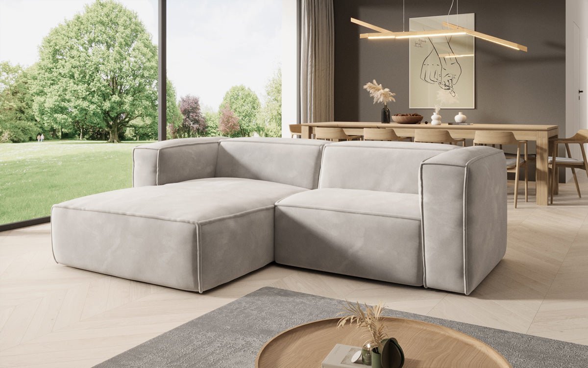 Designer Sofa Comfy L Mini in Velvet