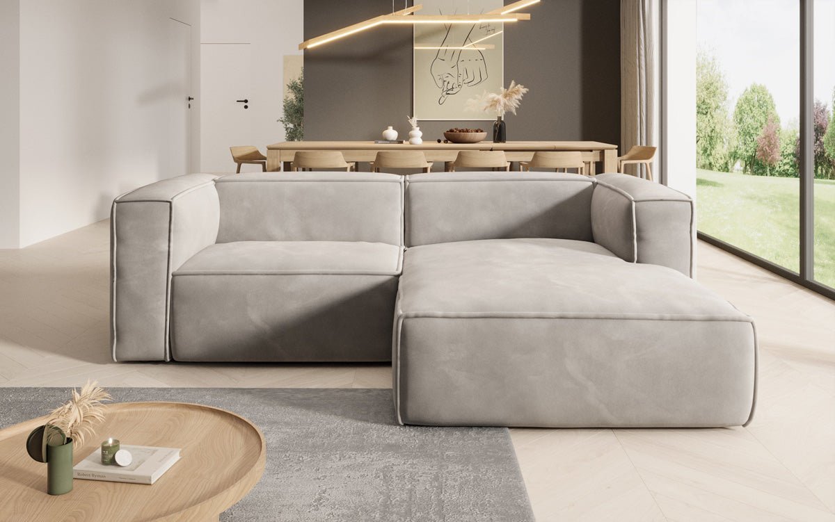 Designer Sofa Comfy L Mini in Velvet