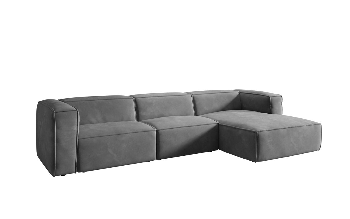 Designer Sofa Comfy L in Samt