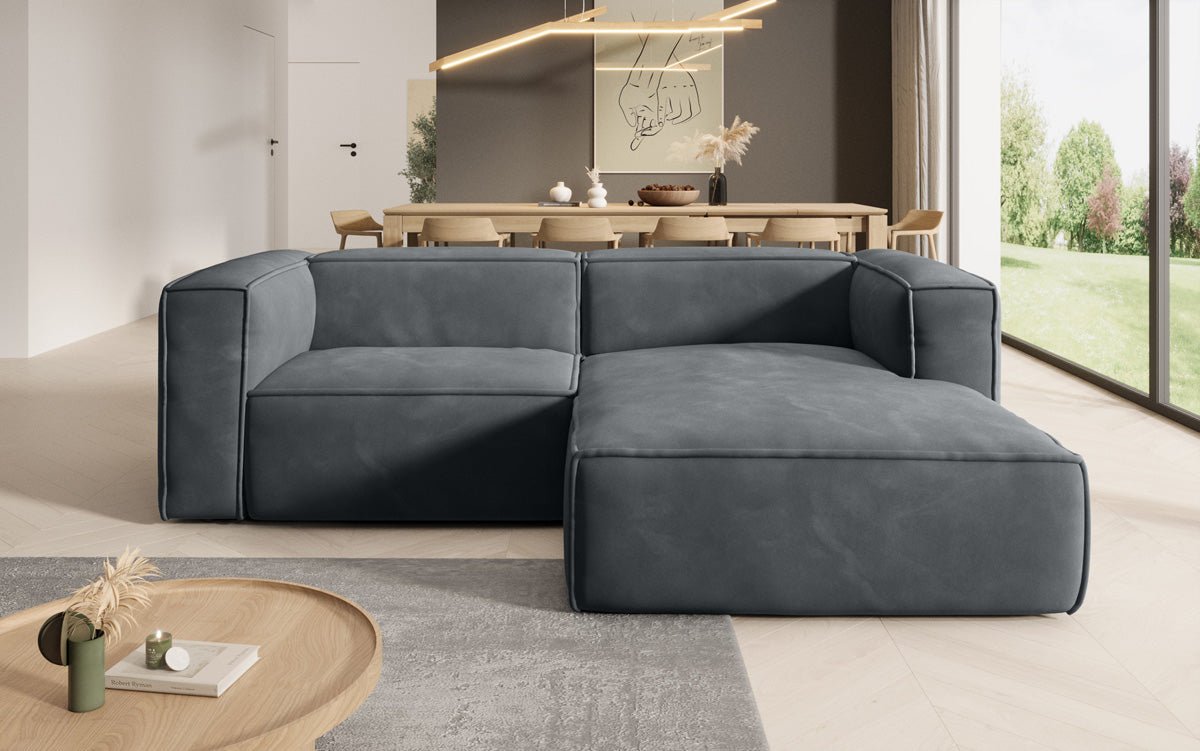 Designer Sofa Comfy L Mini in Velvet