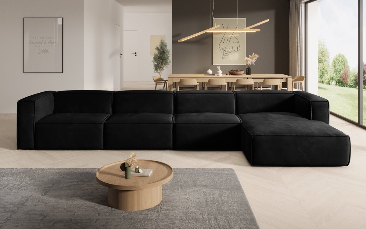 Designer Sofa Comfy L Maxi in Samt