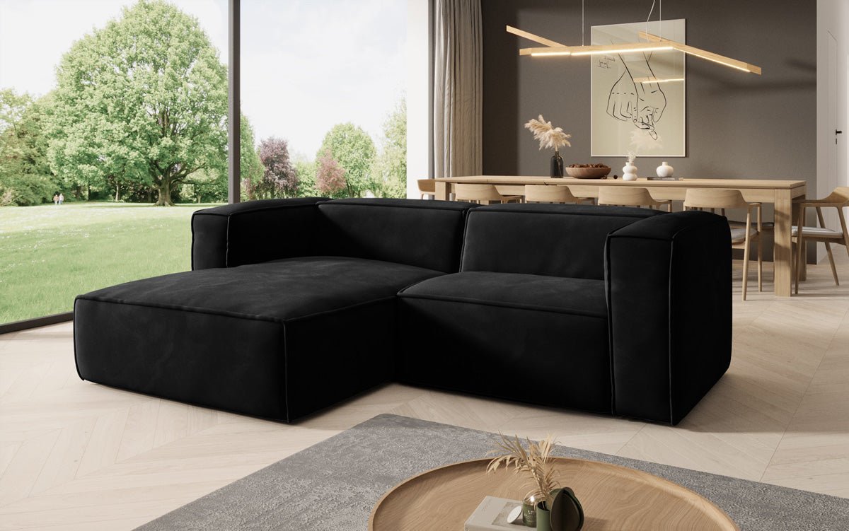 Designer Sofa Comfy L Mini in Velvet