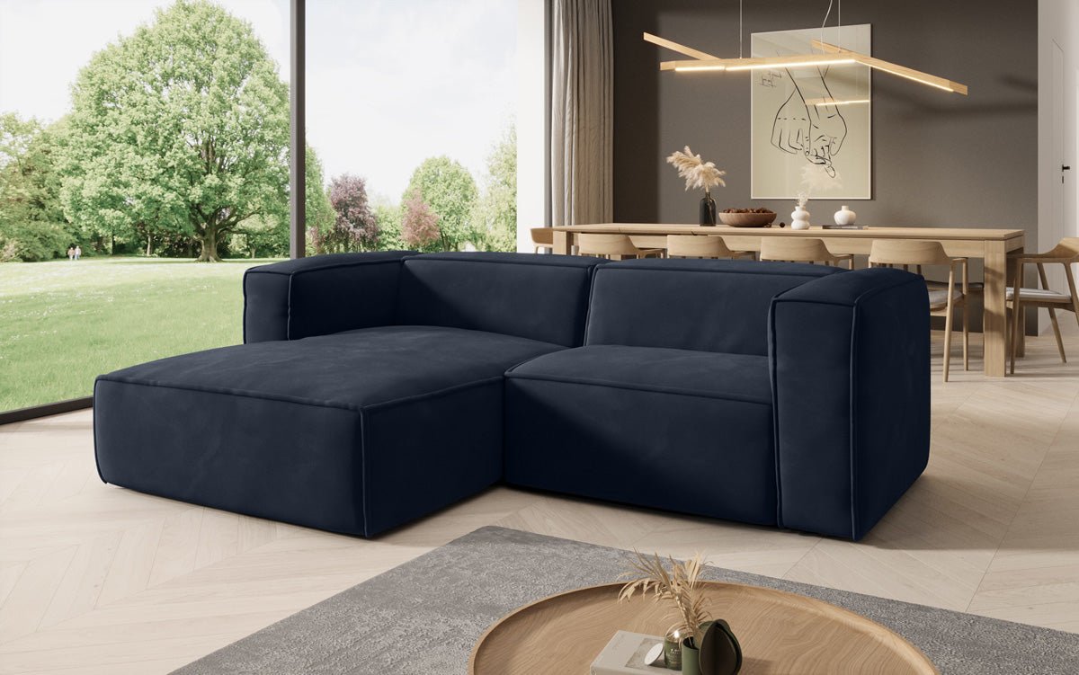 Designer Sofa Comfy L Mini in Velvet