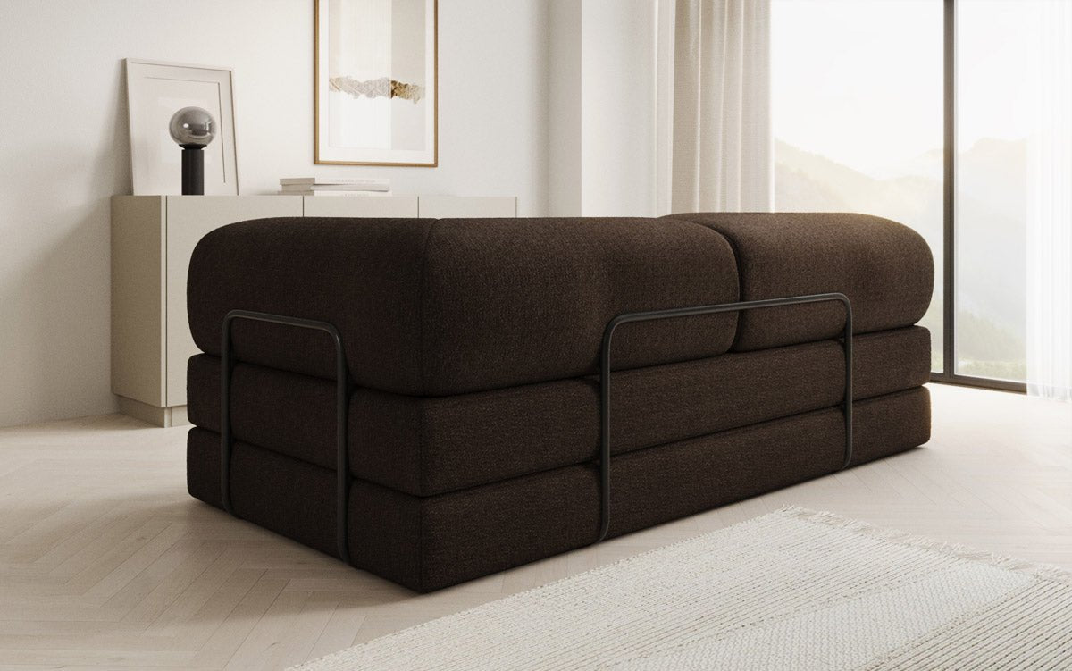 Designer Sofa Lazy 3 Sitzer in Bouclé