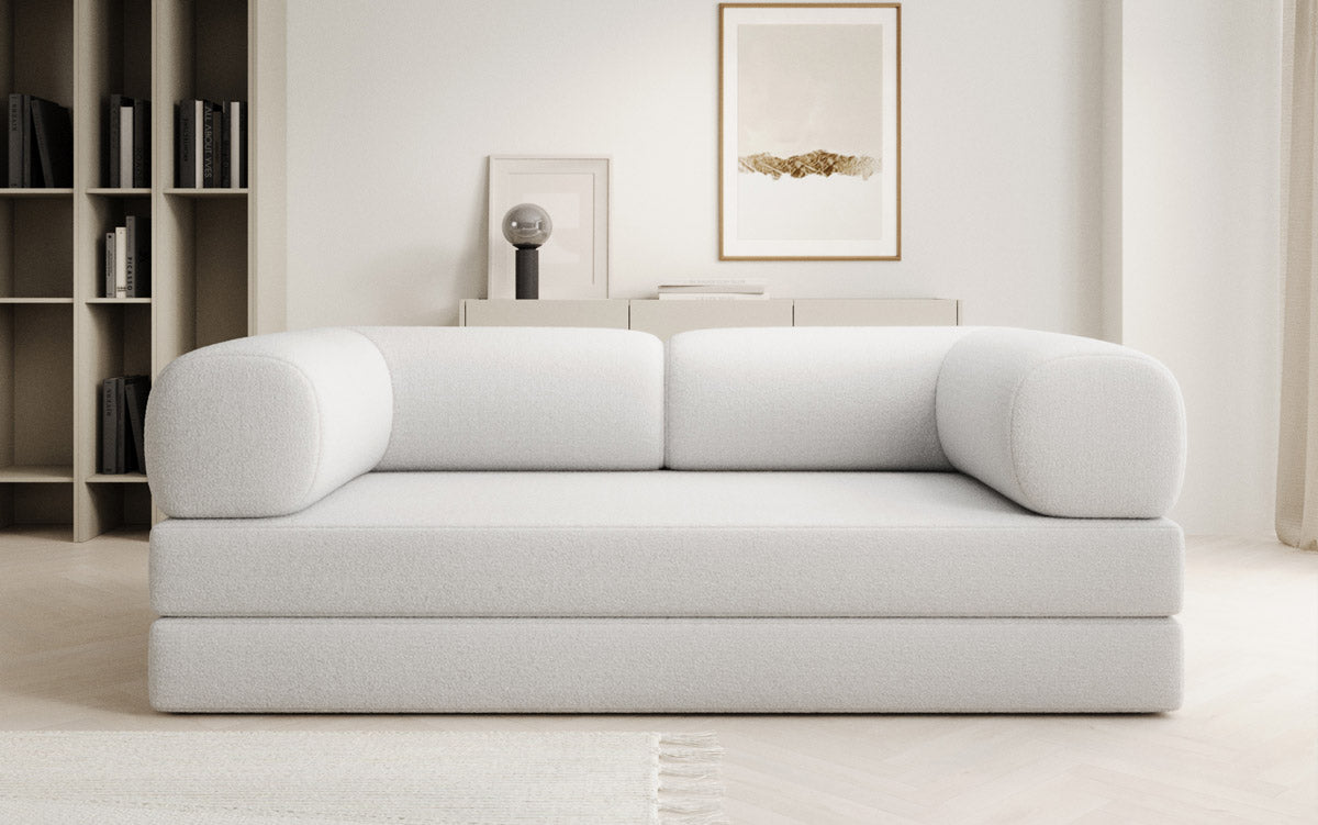 Designer Sofa Lazy 3 Sitzer in Bouclé