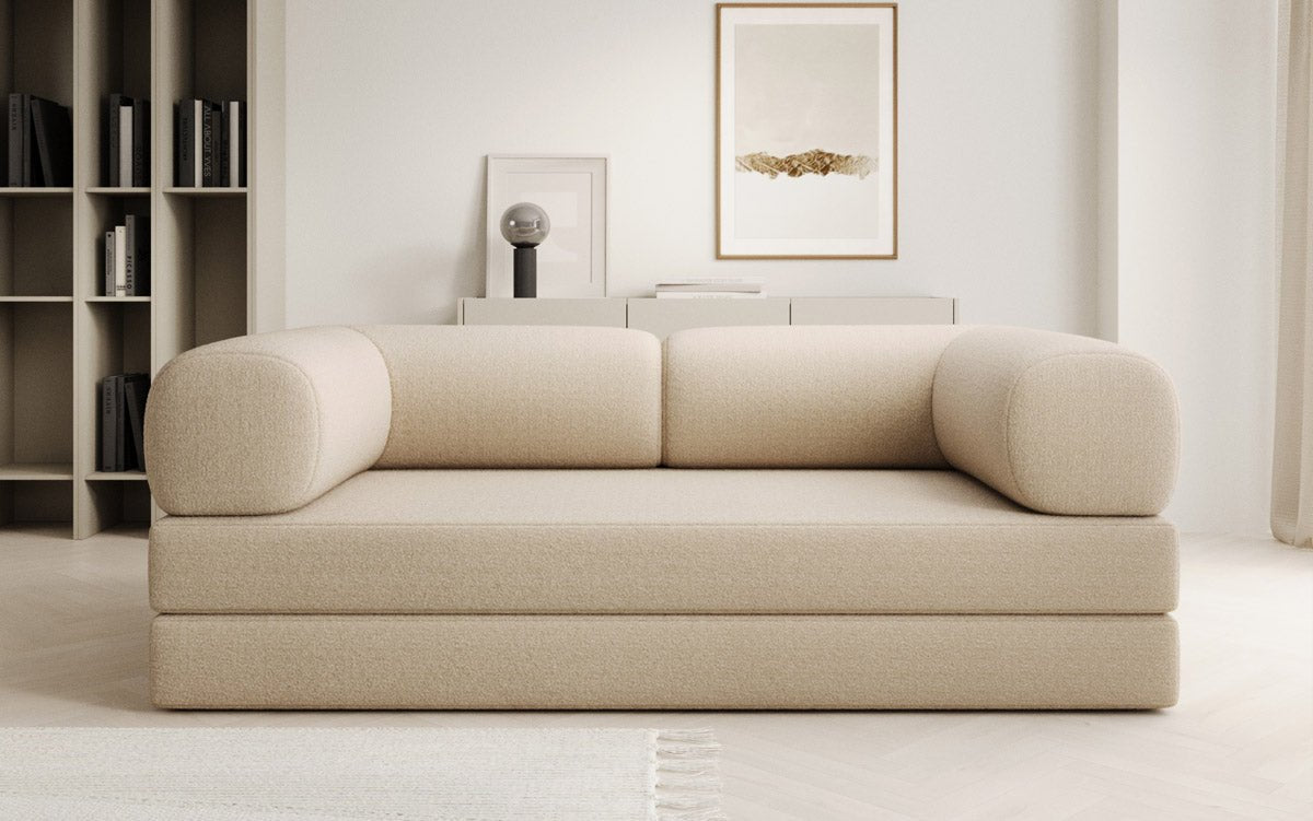 Designer Sofa Lazy 3 Sitzer in Bouclé