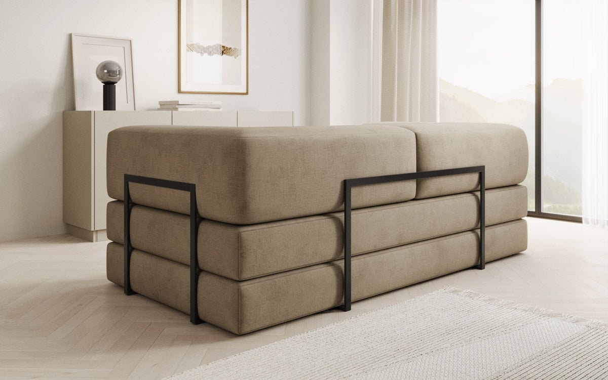 Designer Sofa Lazy 3 Sitzer in Samt