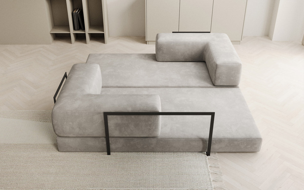 Designer Sofa Lazy 3 Sitzer in Samt