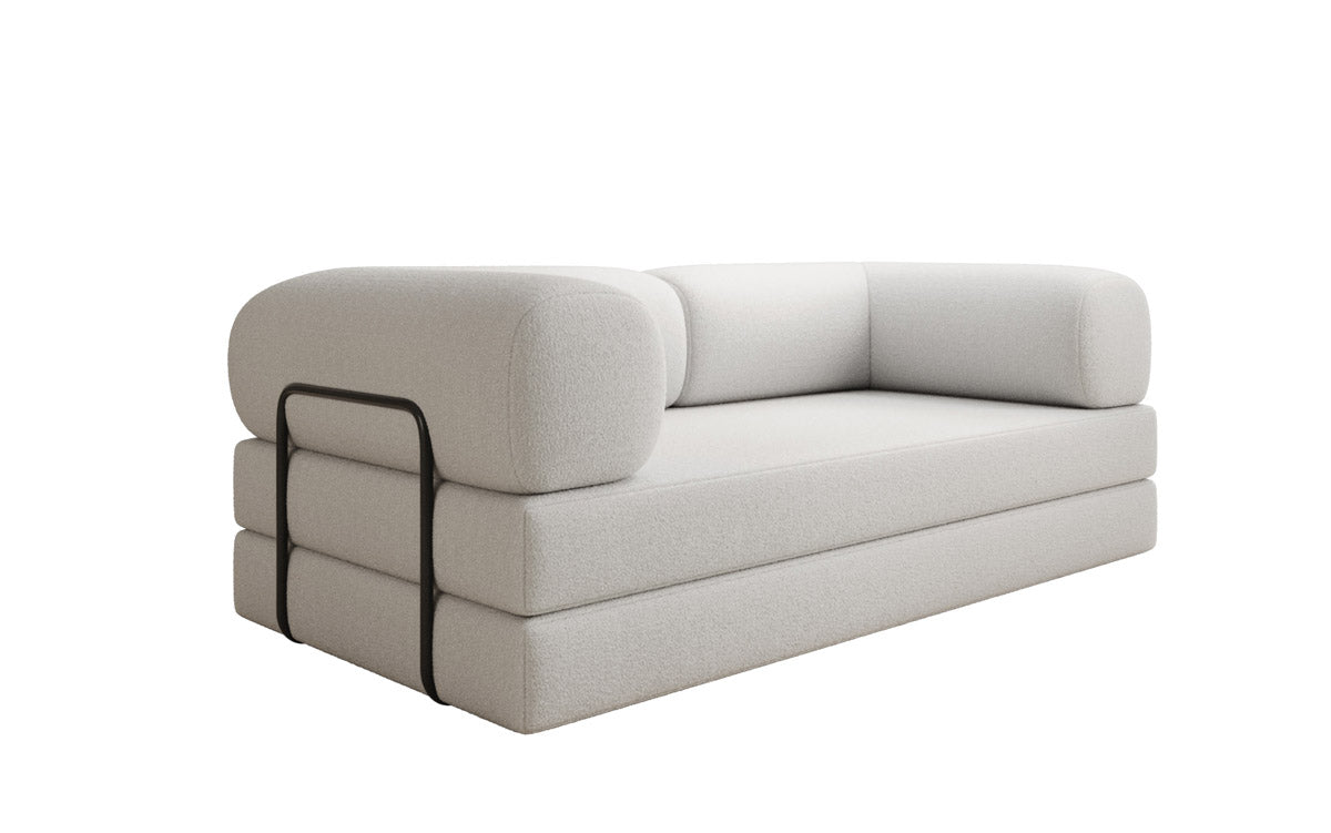 Designer Sofa Lazy 3 Sitzer in Bouclé
