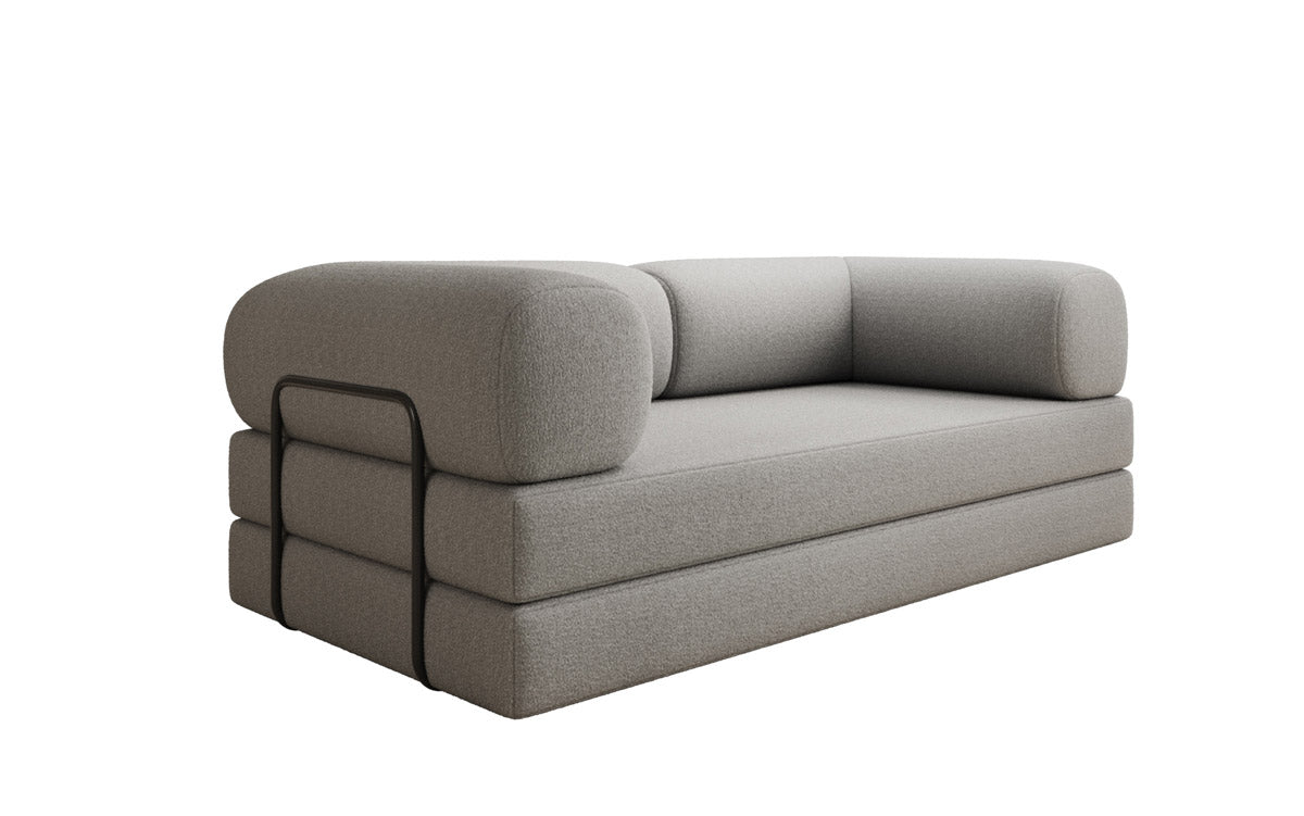 Designer Sofa Lazy 3 Sitzer in Bouclé