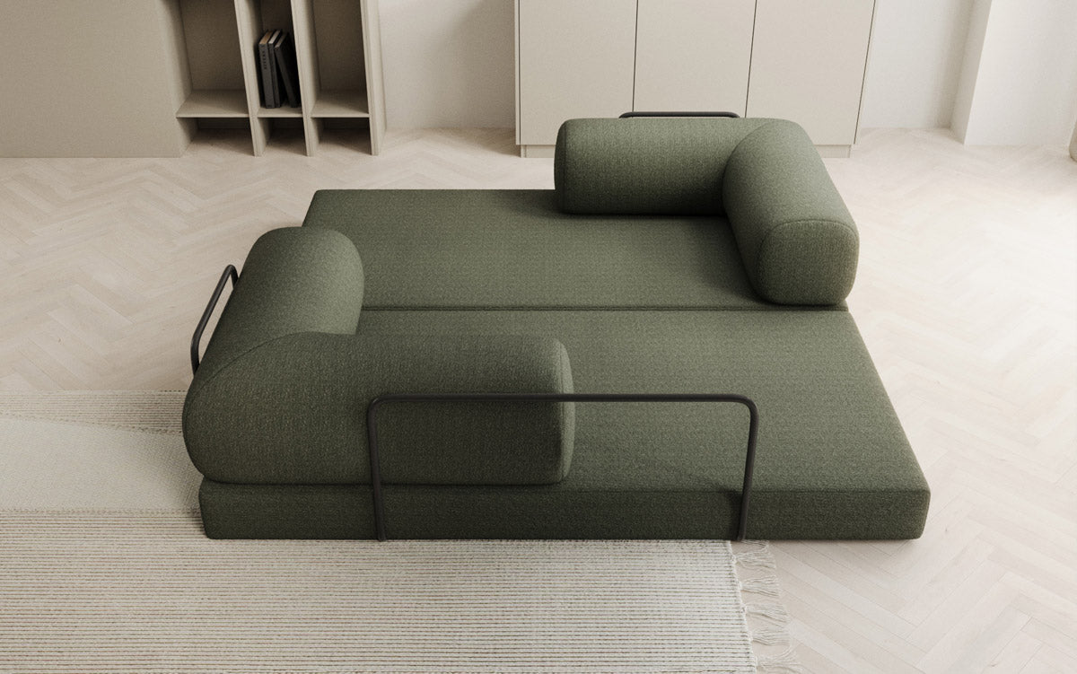 Designer Sofa Lazy 3 Sitzer in Bouclé