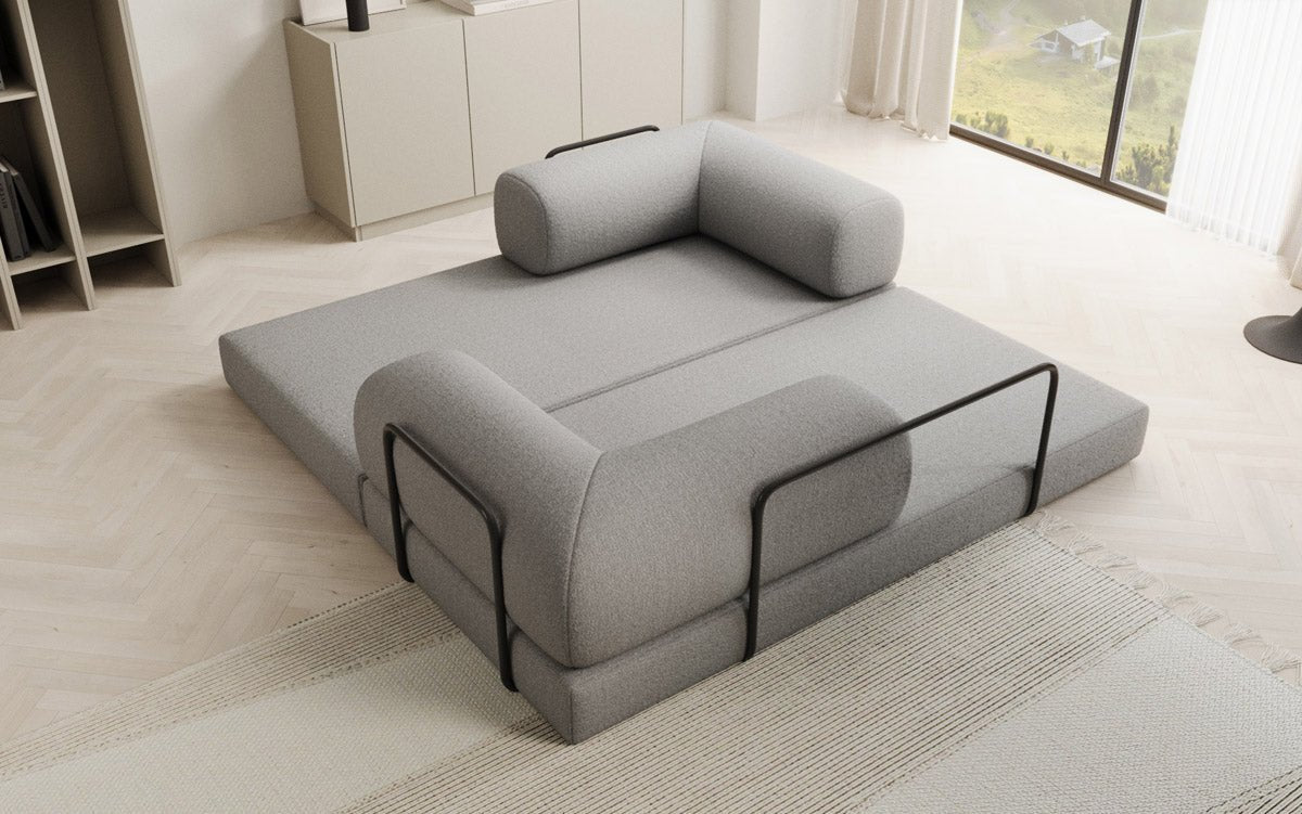 Designer Sofa Lazy 3 Sitzer in Bouclé