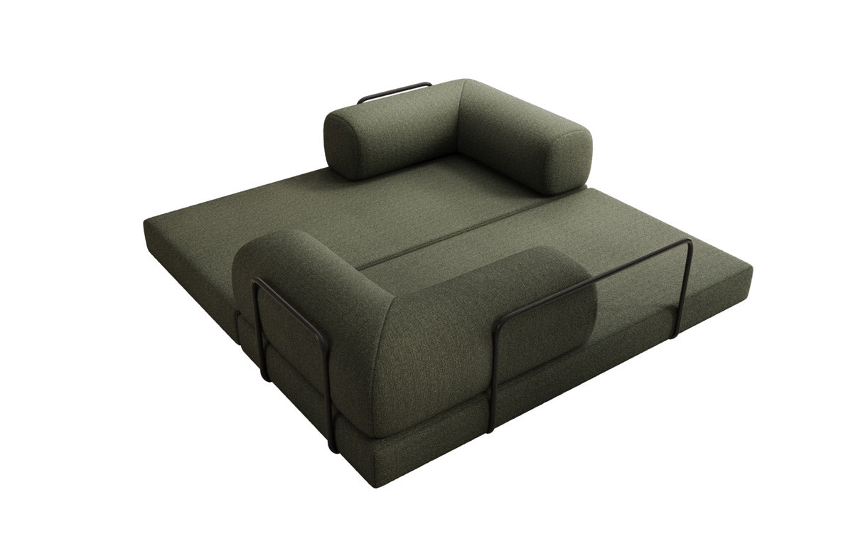 Designer Sofa Lazy 3 Sitzer in Bouclé