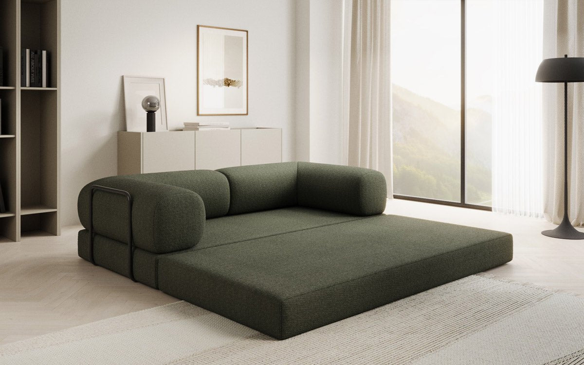 Designer Sofa Lazy 3 Sitzer in Bouclé
