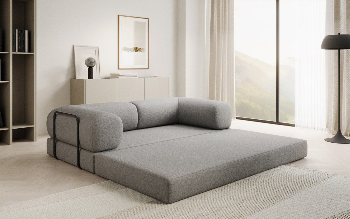 Designer Sofa Lazy 3 Sitzer in Bouclé
