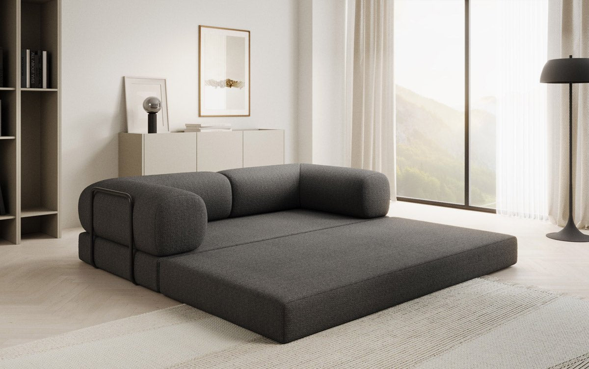 Designer Sofa Lazy 3 Sitzer in Bouclé