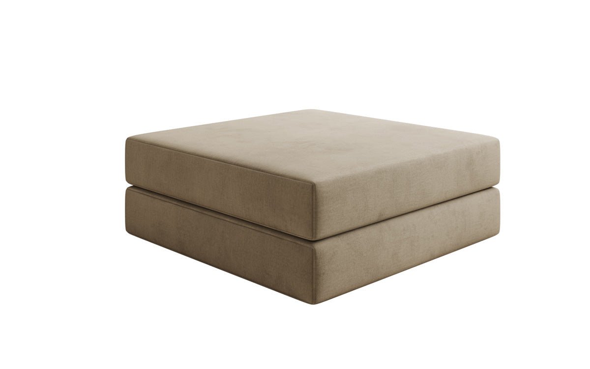 Beistellhocker Lazy in Samt