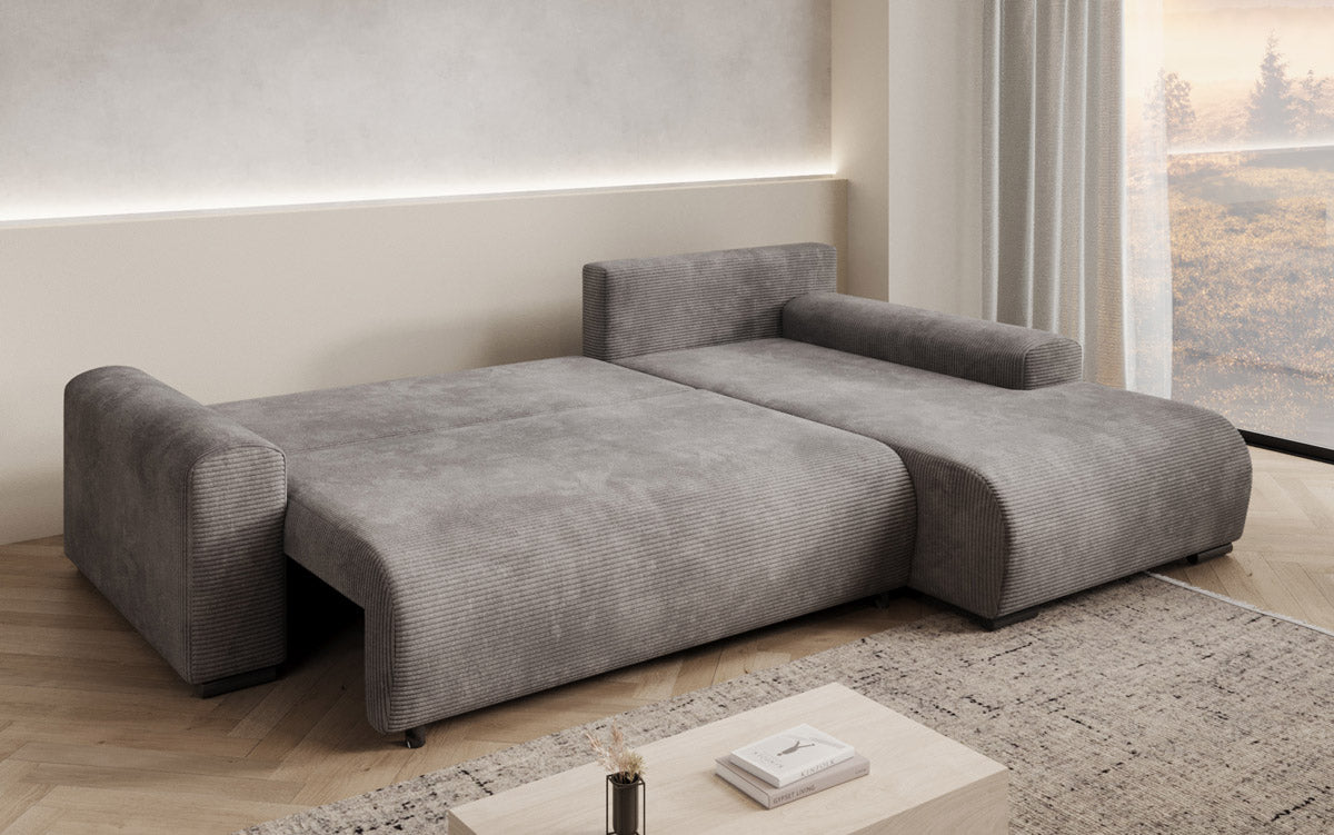 Designer Sofa Hanna mit Schlaffunktion und Stauraum