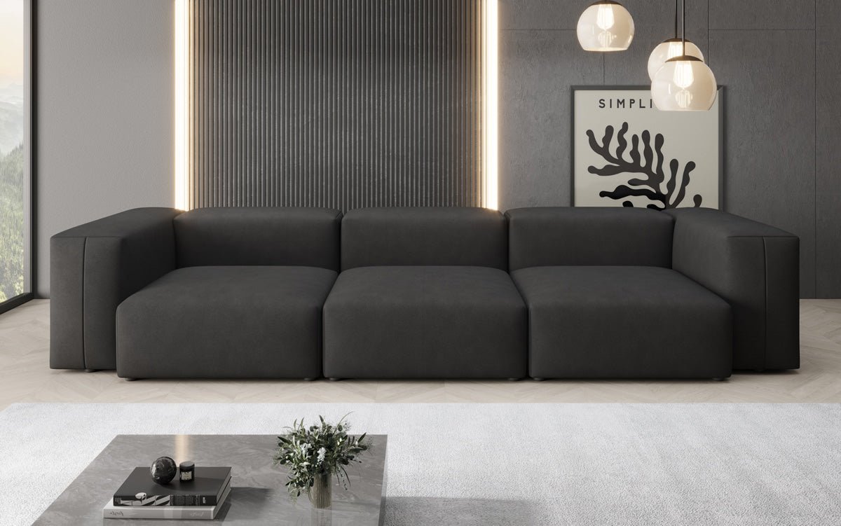 Designer 3 Sitzer Sofa Snug in Stoff