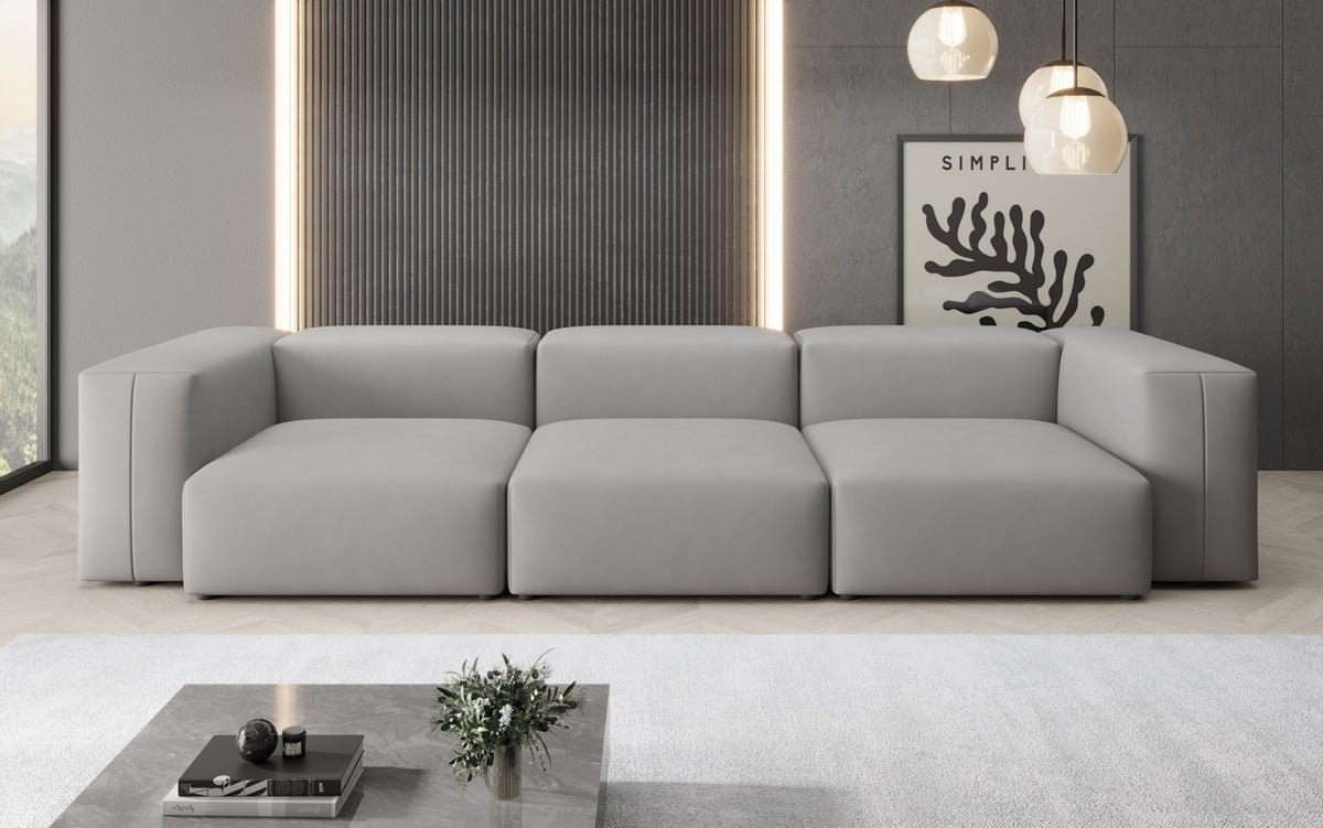 Designer 3 Sitzer Sofa Snug in Stoff