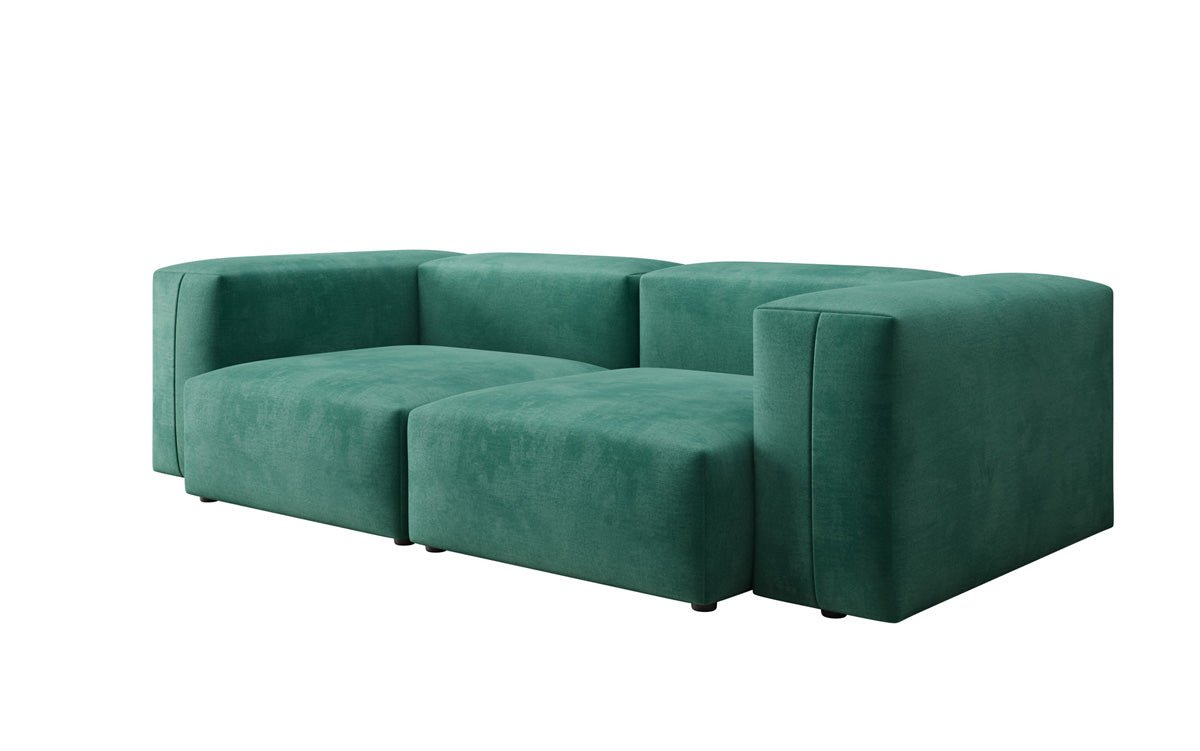 Designer 2 Sitzer Sofa Snug in Samt