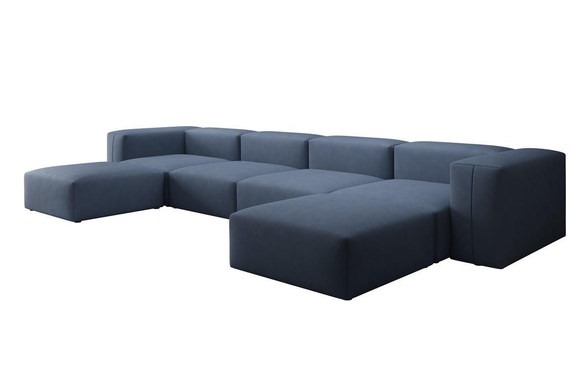 Designer U Sofa Snug in Stoff