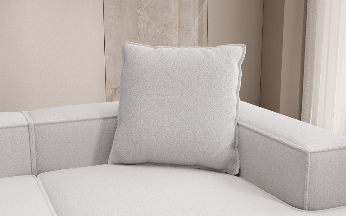 Zierkissen Lesley 60x60 in Bouclé