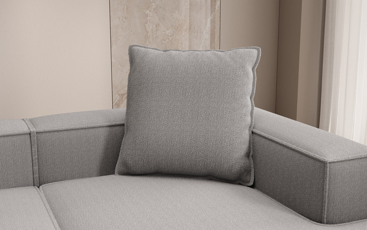 Zierkissen Lesley 60x60 in Bouclé