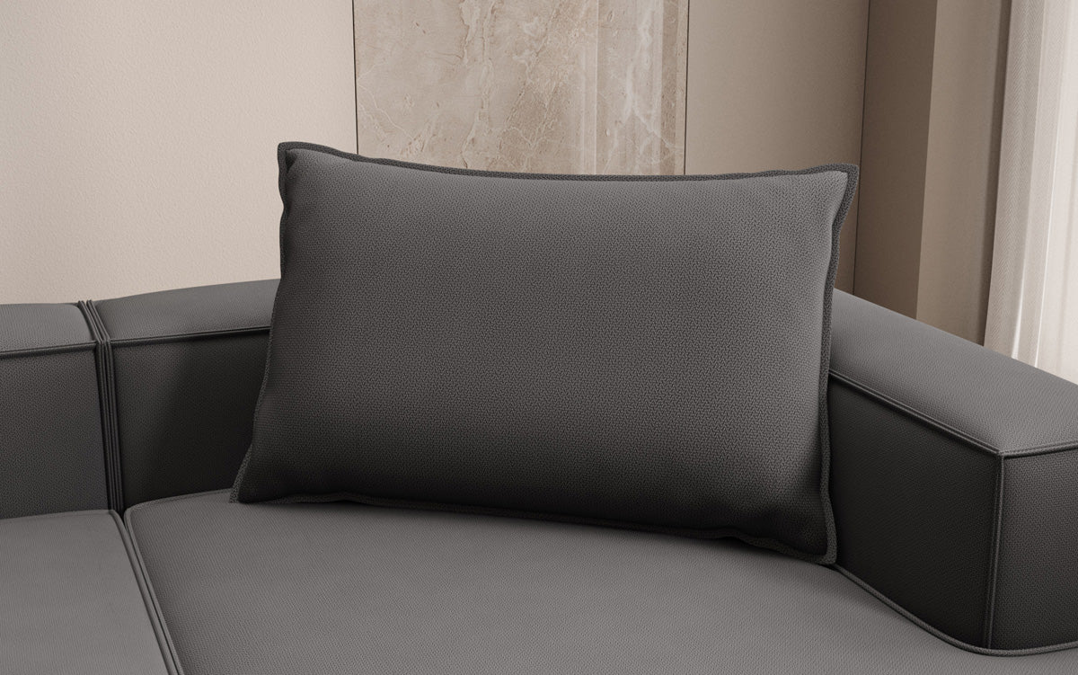 Decorative pillow Lesley 45x80 in fabric