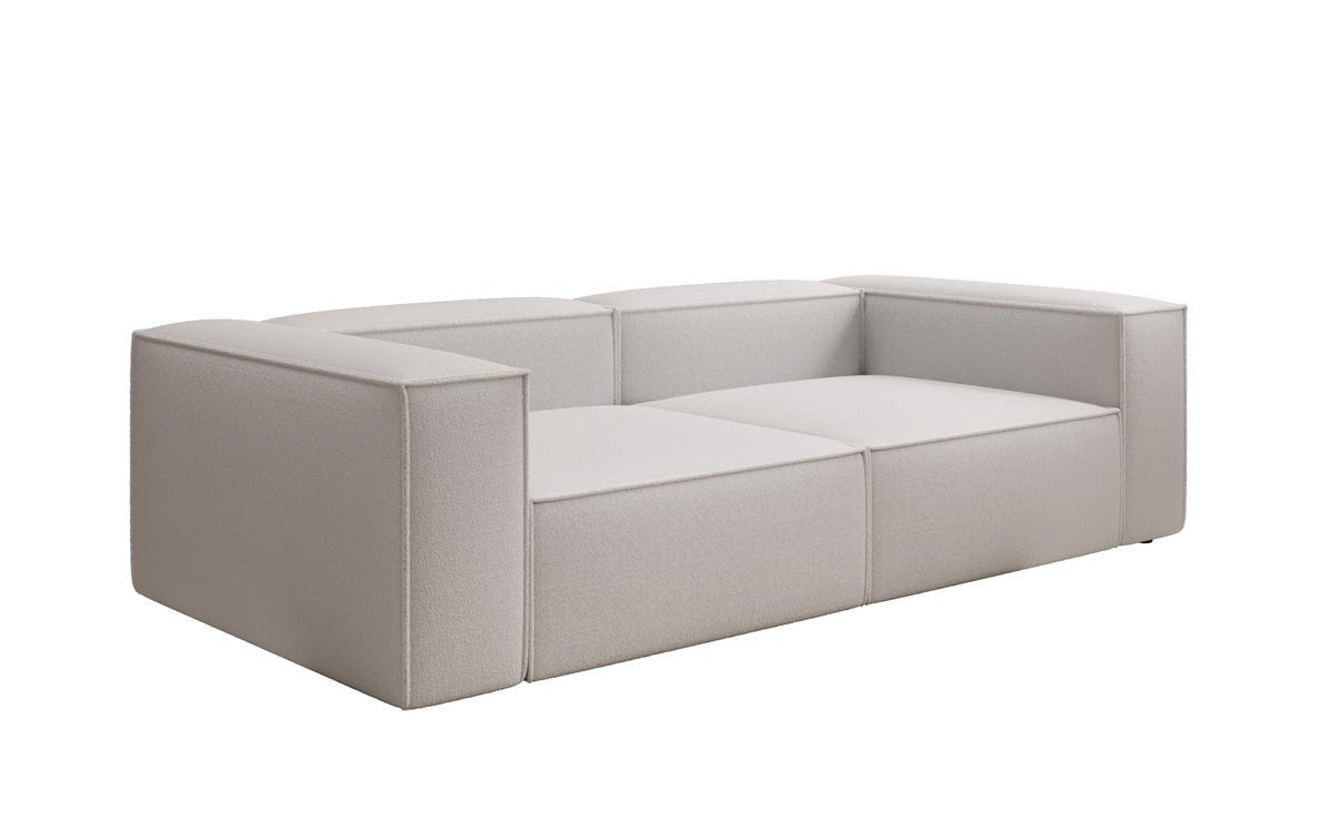 Designer Sofa Lesley 3 Sitzer in Bouclé