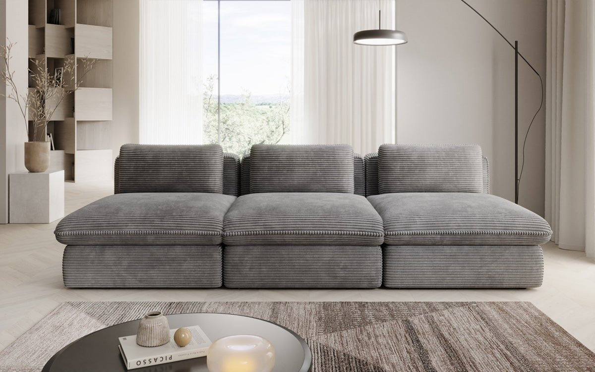 Designer Sofa Cuddle 3 Seater in Corduroy