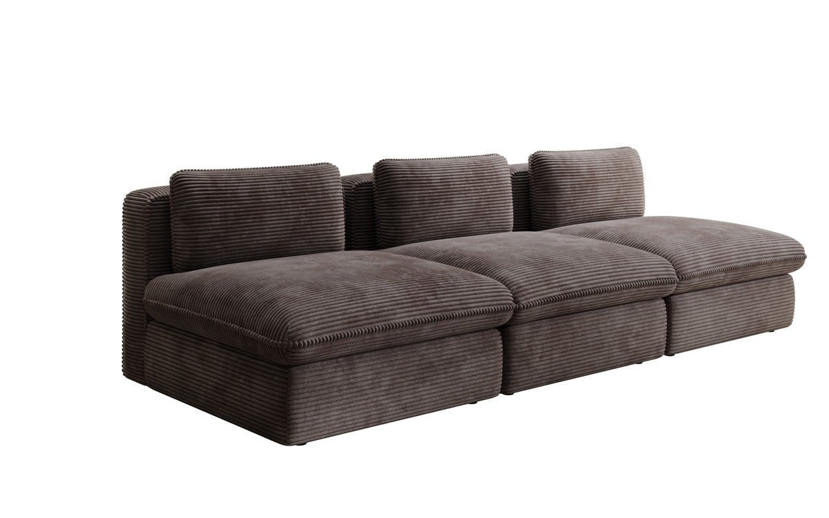 Designer Sofa Cuddle 3 Seater in Corduroy