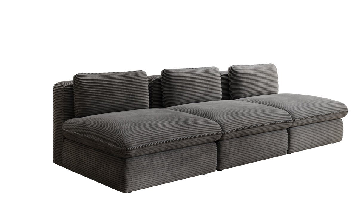 Designer Sofa Cuddle 3 Seater in Corduroy