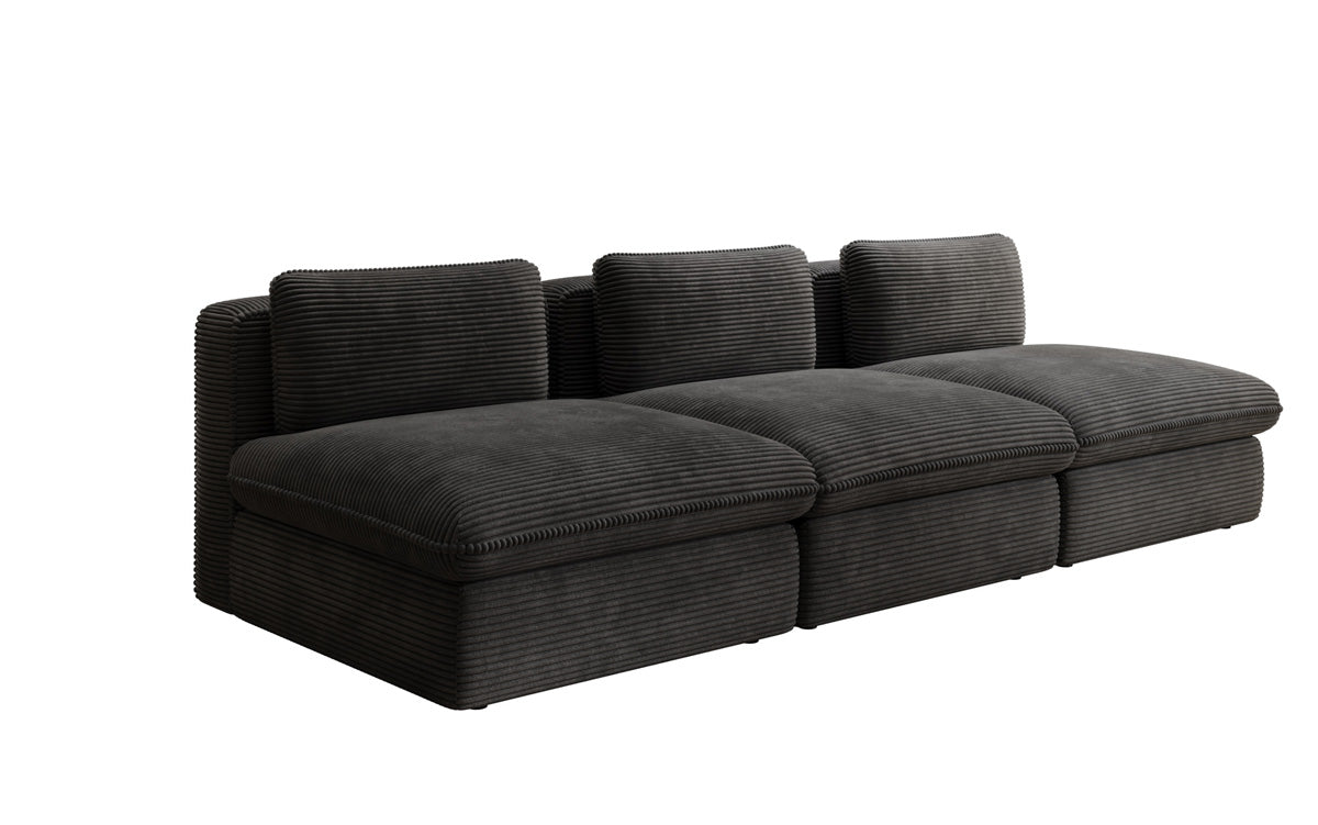 Designer Sofa Cuddle 3 Seater in Corduroy