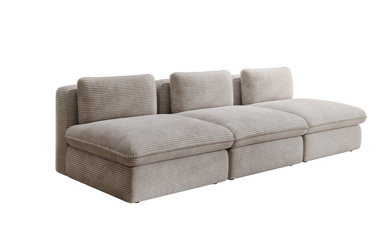 Designer Sofa Cuddle 3 Seater in Corduroy