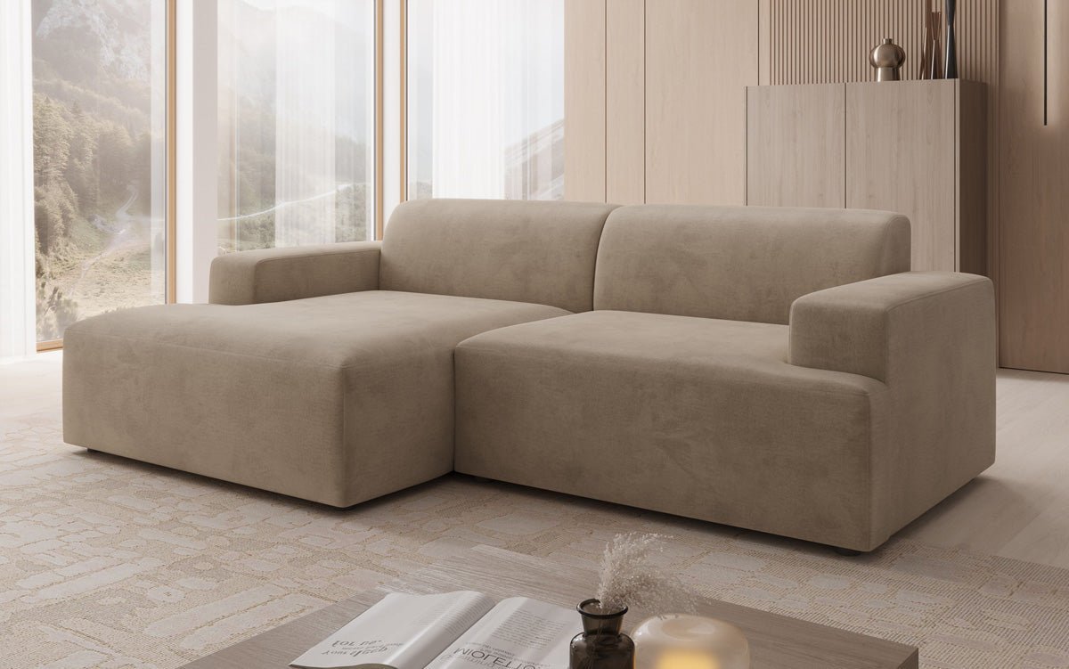 Designer Sofa Monza L in Samt