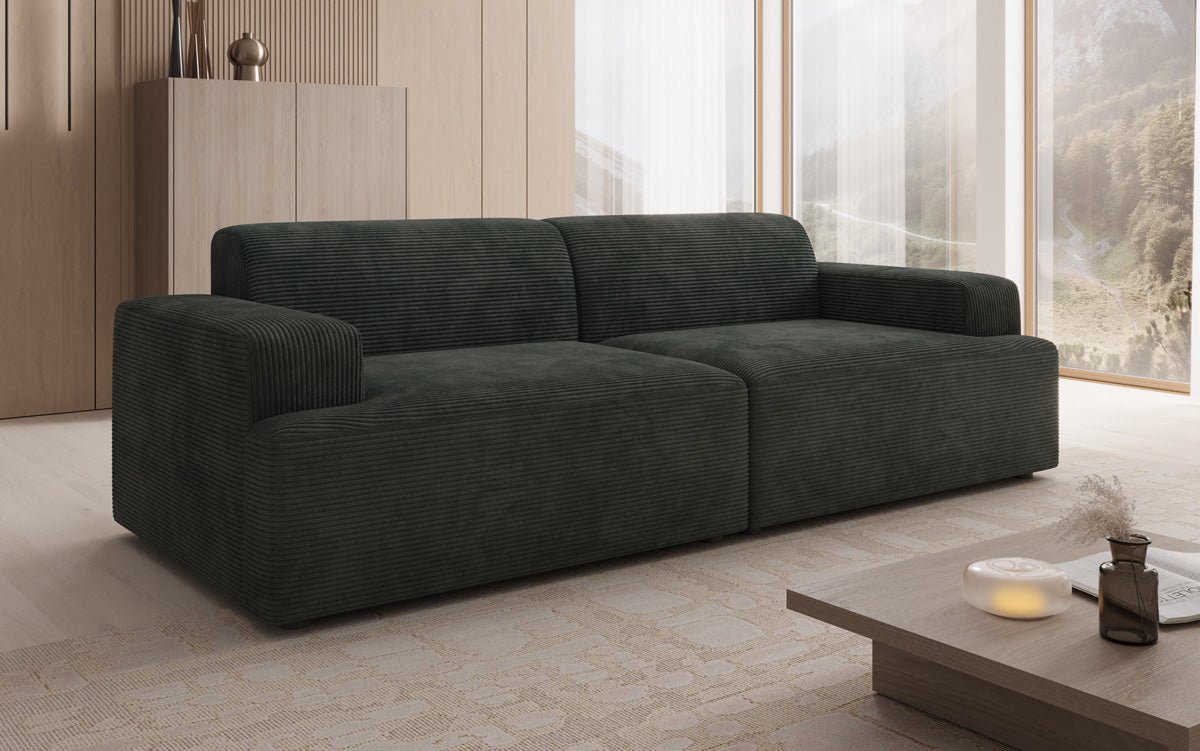 Designer 3 Sitzer Sofa Monza in Cord