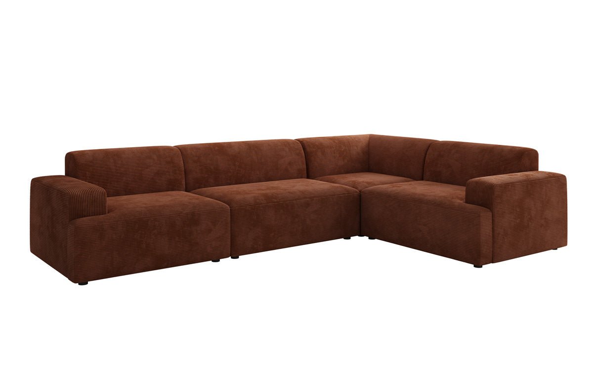 Designer Sofa Monza Wohnlandschaft L in Cord