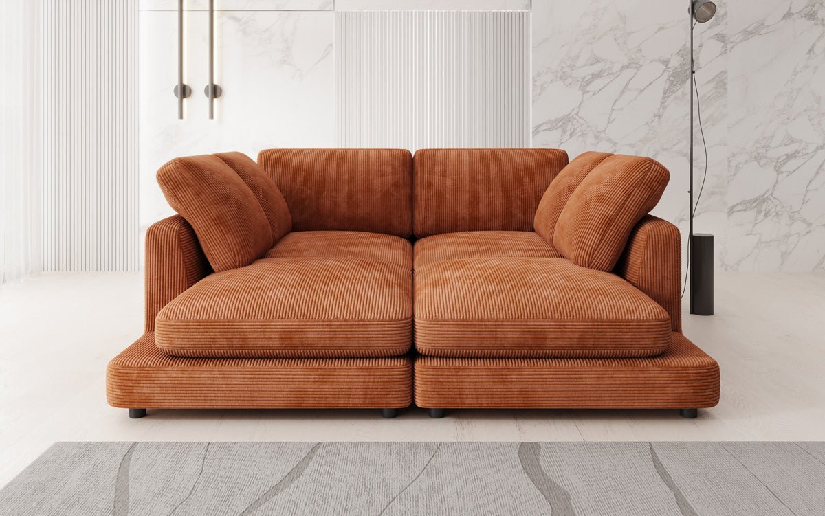 Designer Lounge-Sofa Thalessa in Cord