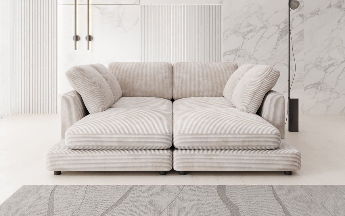 Designer Lounge-Sofa Thalessa in Cord