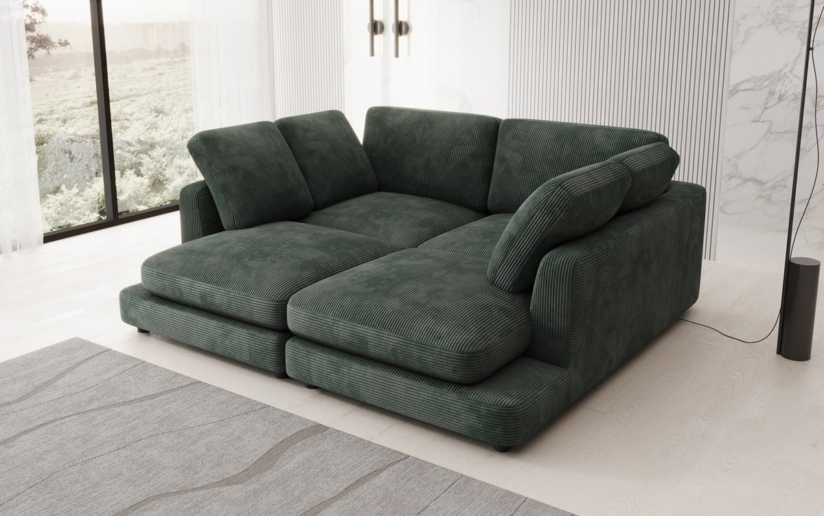 Designer Lounge-Sofa Thalessa in Cord