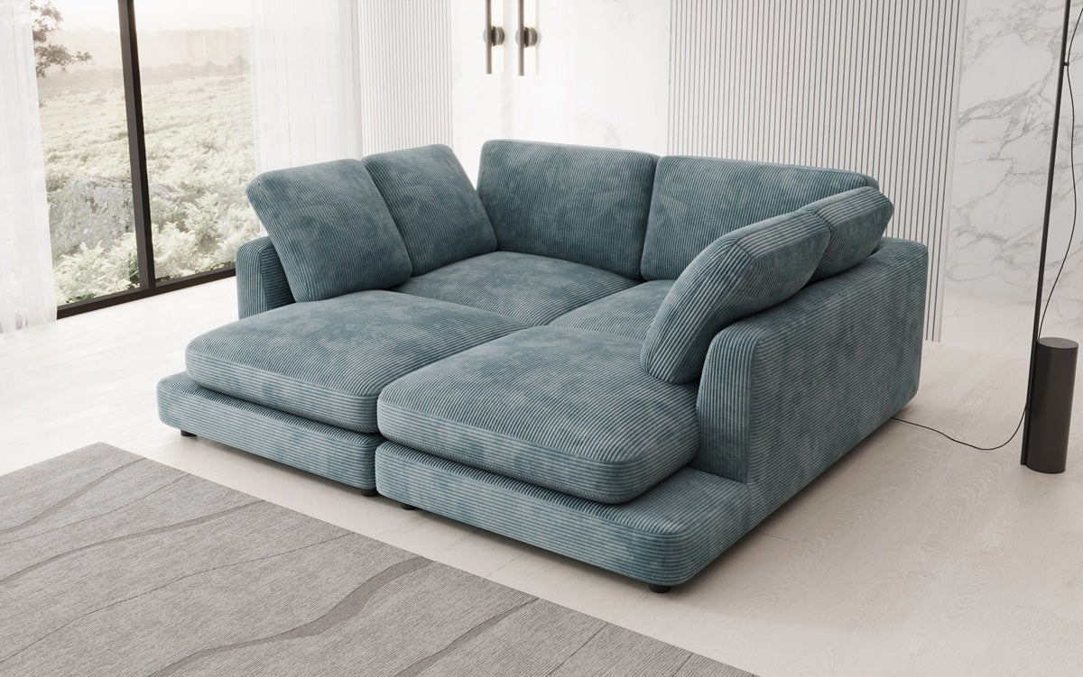Designer Lounge-Sofa Thalessa in Cord