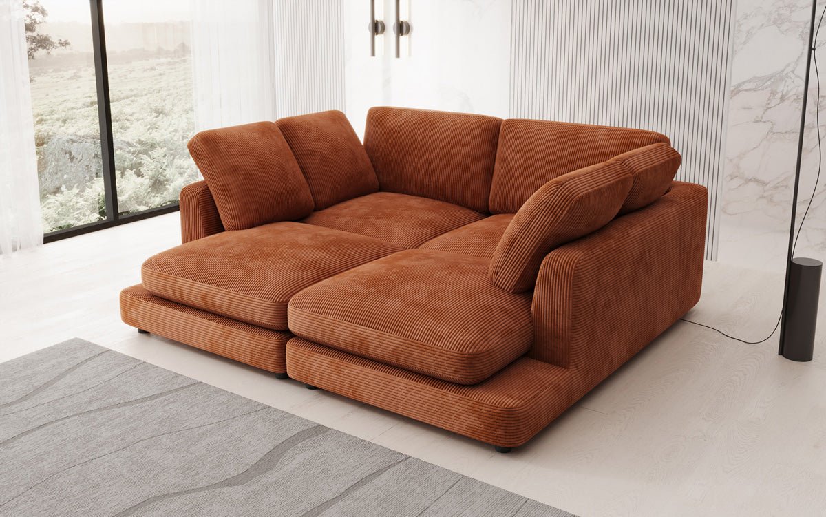 Designer Lounge-Sofa Thalessa in Cord
