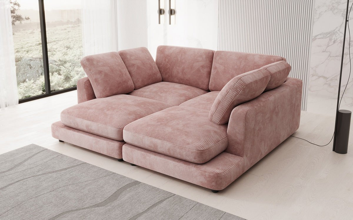 Designer Lounge-Sofa Thalessa in Cord
