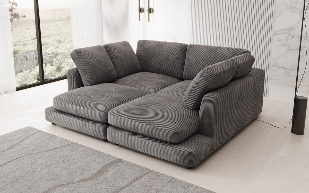 Designer Lounge-Sofa Thalessa in Cord